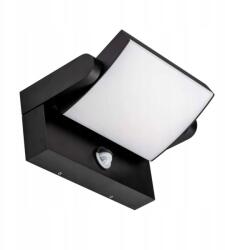 V-TAC Kültéri fali lámpa mozgásérzékelővel fekete Led 4000K IP65 V-tac (VT-11020S)