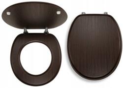 FERRO Furnérozott WC-ülőke Mdf (wc/wenge) /sm/ (WC/WENGE)