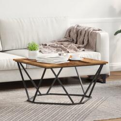 vidaXL Kávézóasztal Régi Fa 80x80x45 cm Mérnöki Fa (868277) - vidaxl