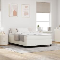 vidaXL Box Spring Ágy Kordbársony Anyaggal Krém 160x200 cm (3337474)