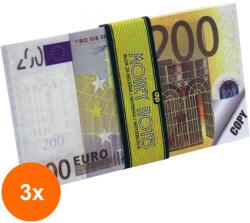 Optimum Set 3 x Carnet Notite, Model 200 Euro, 153 x 82 mm, 70 File, Optimum (HOK-3xKH-O9049)