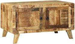 vidaXL Dohányzóasztal 80x54x45 cm Tömör fa Durva mangó (4104538)