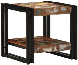 vidaXL Többszínű Dohányzóasztal 40x50x38 cm Tömör újrahasznosított fa (4102726) - vidaxl