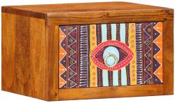 vidaXL Éjjeli szekrények 2 db 35x30x22 cm Tömör akácfából (4016518)