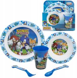 Stor Edénykészlet Műanyag Sonic Tányér, Tál, Bögre, Evőeszköz 5 Db-os (40550)