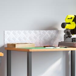 vidaXL Alumínium Sakktábla Lemezek 2 db Csúszásmentes 50x20 cm (4104249)
