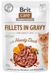 Brit Care Cat Filé szószban macskáknak Tasak Kacsa szószban 85g