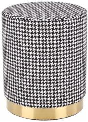 Halmar ARUNA puff pr. 36 cm fehér/fekete/arany V-CH-ARUNA-PUFA (HA0021)