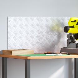 vidaXL Alumínium Ellenőrző Lemezek 4 db Csúszásmentes 40x20 cm (4104246)