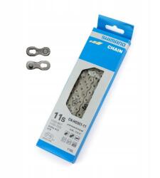 Shimano Lánc Shimano XTR/Dura Ace CN-HG901 11rz 116 láncszem kapocs (ICNHG90111116Q)