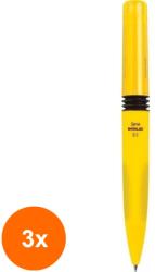 Serve Set 3 x Creion Mecanic Bold, Plastic, 0.5 mm, Diverse Culori (HOK-3xKH-SV-BOLD05)