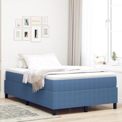 vidaXL Boxspring Ágy Kék Kis Dupla Kordbársony (3337400)