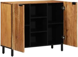 vidaXL Oldalszekrény 90x33x75 cm Tömör akácfából (4017784)