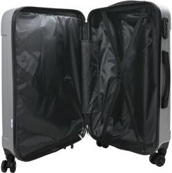 vidaXL Bőrönd szett 3 db Kemény héjú Ezüst 20'' 24'' 28'' ABS (42006237)