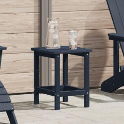 vidaXL Adirondack oldalsó asztal tengerészkék 38x38x46 cm HDPE (42006634)