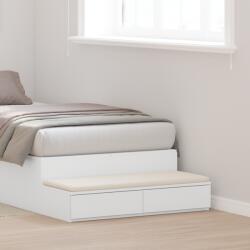 vidaXL Ágytartók Fehér 100x36, 5x16, 5 cm Mérnöki Fa (866907) - vidaxl
