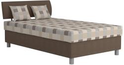 Blanar Kárpitozott ágy tárolóval és matraccal GEORGE 90x200 cm barna SKT90x200 s matrací (BK0013)