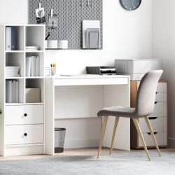 vidaXL Számítógépasztal Fehér Szerelt fa 90 x 50 x 76 cm Tartós (869434)
