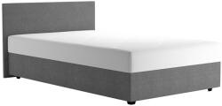 Blanar Kárpitozott ágy tárolóval és matraccal DARIA 120x200 cm szürke DUN120x200 s matrací (BK0005)