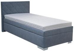 Blanar Kárpitozott ágy tárolóval és matraccal LANA 90x200 cm kék LSI090x200 s matrací (BK0010)