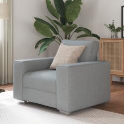 vidaXL Kanapéként is használható Szürke Kényelmes Szék 59 cm Szövet (4105207)
