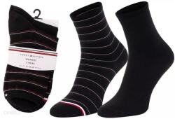 Tommy Hilfiger Ladies zokni 2-csomag preppy fekete 39-42 39 színes