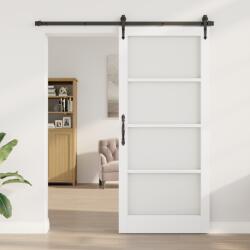 vidaXL Belső Ajtó Üveggel 'ORKDAL'Fehér 93x211x4 cm (4102706)
