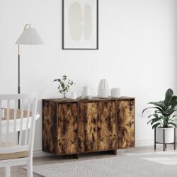 vidaXL Füstölt tölgy vitrine Füstölt tölgy Szerelt fa 120 x 41 x 75 cm (3333900)
