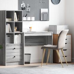 vidaXL Íróasztal Szürke sonoma Összeszerelt fa 80 x 40 x 76 cm Egyszerű (869391)