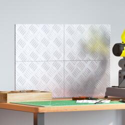 vidaXL Alumínium mintás lemezek 4 db Csúszásmentes 30x20 cm (4104242)