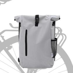 vidaXL Biciklis Táska pannier rácsra 20 L Szürke 31x13x58 cm (42008091)