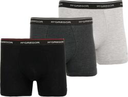MCGREGOR Boxers McGregor Men 3 -csomag fekete/szürke L - Kényelem és minőség L színes