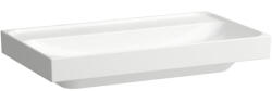 Laufen Meda porcelán mosdó csiszolt alsó felülettel 80x46 cm csaplyuk és túlfolyó nélkül LCC bevonattal, fehér H8161174001121 (H8161174001121)