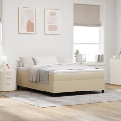 vidaXL Box Spring Ágy Matraccal Világos Zöld Szürke 140x200 cm Kordbársony Anyag (3337471)