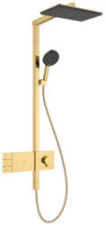 Hansgrohe Raindance Alive Q 2 funkciós zuhanyrendszer ShowerSelect Comfort E termosztáttal EcoSmart, polírozott arany hatású 24591990 (24591990)