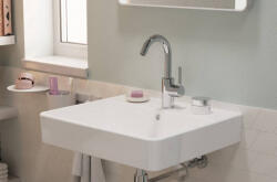 Hansgrohe Zesis S hidegindítású mosdó csaptelep 210 automata lefolyógarnitúrával, króm 74740000 (74740000)