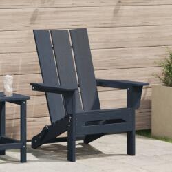 vidaXL összecsukható Adirondack szék tengerészkék 74.5x80.5x90 cm HDPE (42006618)