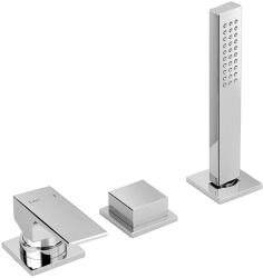 SAPHO DIMY 3 részes kádperemre szerelhető csaptelep, króm (DIMTECH3) (DIMTECH3)