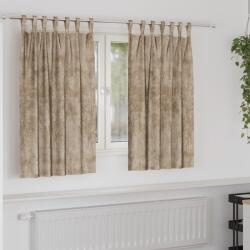 vidaXL Velúr Függönyök 2 db gombbal Sampány 140x140 cm (4107743)