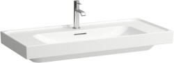 Laufen Meda porcelán mosdó pakolófelülettel 100x46 cm csaplyukkal és túlfolyó nélkül, matt fehér H8101197571111 (H8101197571111)