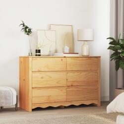 vidaXL Fiókos Szekrény "DRAMMEN" 111x43x73, 5 cm Tömör Fenyő (42003050) - vidaxl