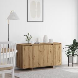 vidaXL Tölgy Oldalszekrény Művészi tölgy Fa kompozit 135 x 41 x 75 cm (3333894)