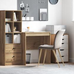 vidaXL Íróasztal Mesteri tölgy Szerelt fa 70 x 50 x 76 cm Egyszerű (869425)