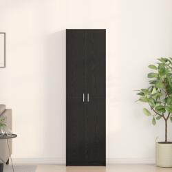 vidaXL Szekrény Fekete Tölgy 55x25x189 cm Mérnöki Fa (3334009)