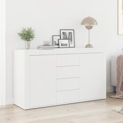 vidaXL Fehér Oldalszekrény Fehér Fa 120 x 36 x 69 cm Tárolás (3333856)