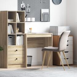 vidaXL Íróasztal Sonoma tölgy Szerelt fa 70 x 40 x 76 cm Strapabíró (869380)