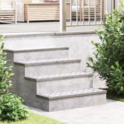 vidaXL Alumínium Csíkos Lemezek 4 db Csúszásmentes 75x25 cm (4104276)