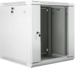 Lanberg 19" Fali rack szekrény 12U 600x600mm - Szürke (WF01-6612-00S)