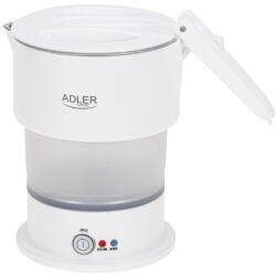 Adler AD1377w Összecsukható szilikon Vízforraló 0, 6L 600W - Fehér (1377WHITE FEHÉR) (1377WHITE FEHÉR)