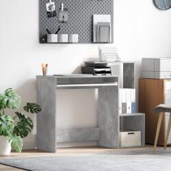 vidaXL Szürke számítógépasztal Beton szürke (869469) - vidaxl